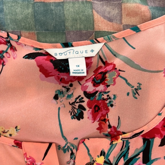 Pink floral cold shoulder tie dress - Picture 10 of 17